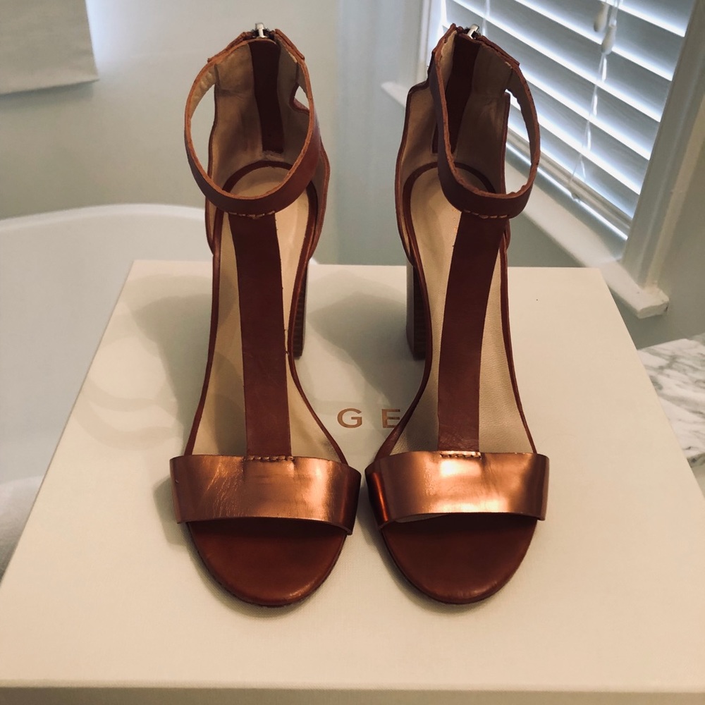 M. Gemi Girasole copper heels